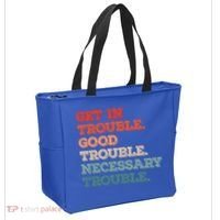 Social John Lewis Get In Good Necessary Trouble Gift Tote Bag thumb 2