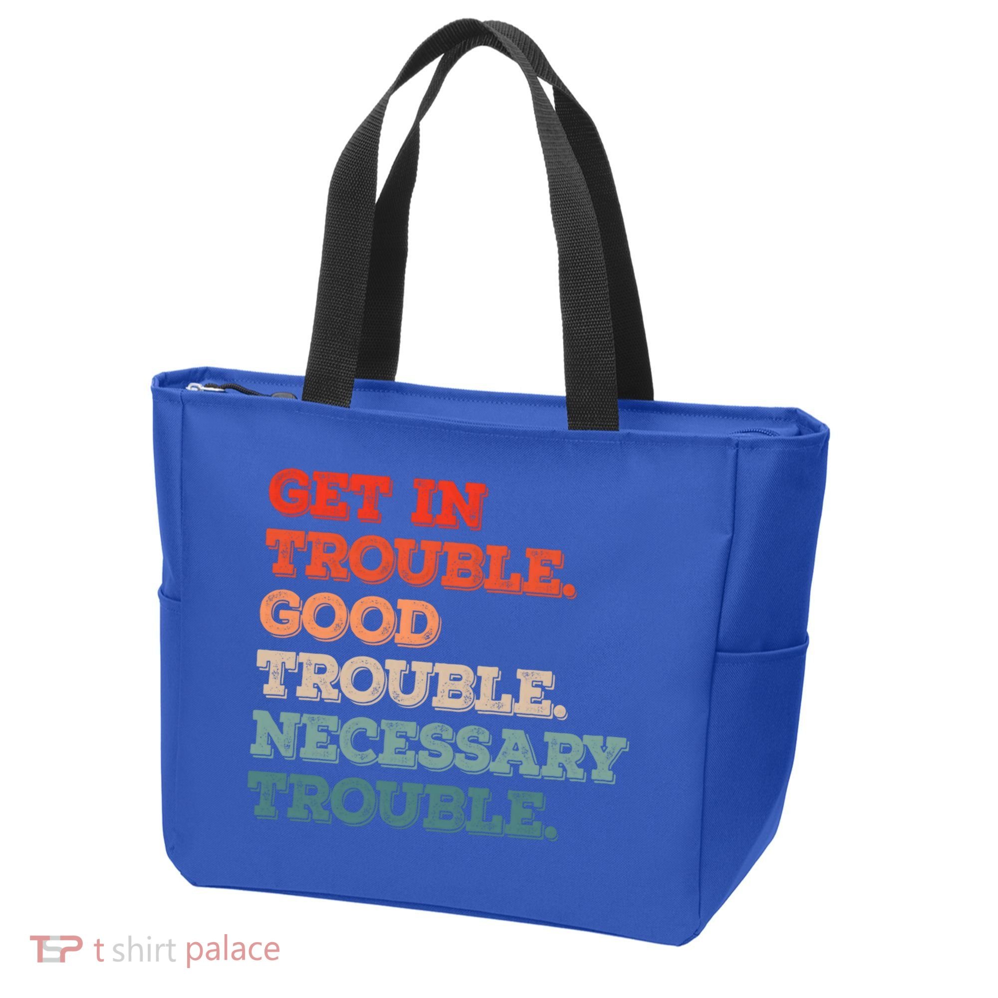 Social John Lewis Get In Good Necessary Trouble Gift Tote Bag