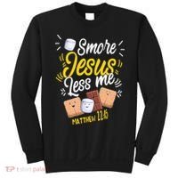 Smore Jesus less me Tent Wilderness Glamping Campfire Nature Sweatshirt thumb 0