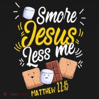 Smore Jesus less me Tent Wilderness Glamping Campfire Nature Women's Hoodie thumb 2