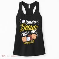 Smore Jesus less me Tent Wilderness Glamping Campfire Nature Women's Tank Top thumb 0
