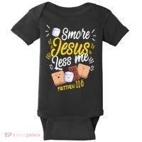 Smore Jesus less me Tent Wilderness Glamping Campfire Nature Baby Bodysuit thumb 0