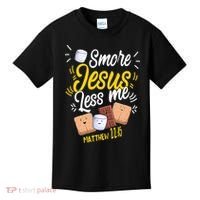 Smore Jesus less me Tent Wilderness Glamping Campfire Nature Kids T-Shirt thumb 0