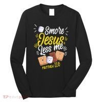 Smore Jesus less me Tent Wilderness Glamping Nature Long Sleeve Shirt thumb 0