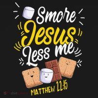 Smore Jesus less me Tent Wilderness Glamping Nature Women's Hoodie thumb 2