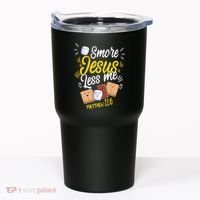 Smore Jesus less me Tent Wilderness Glamping Nature Tumbler thumb 0