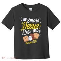 Smore Jesus less me Tent Wilderness Glamping Nature Toddler T-Shirt thumb 0