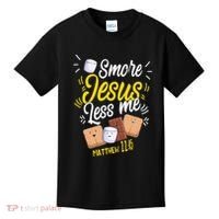 Smore Jesus less me Tent Wilderness Glamping Nature Kids T-Shirt thumb 0