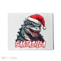 Santazilla Japanese Monster Kaiju Christmas Mousepad thumb 0