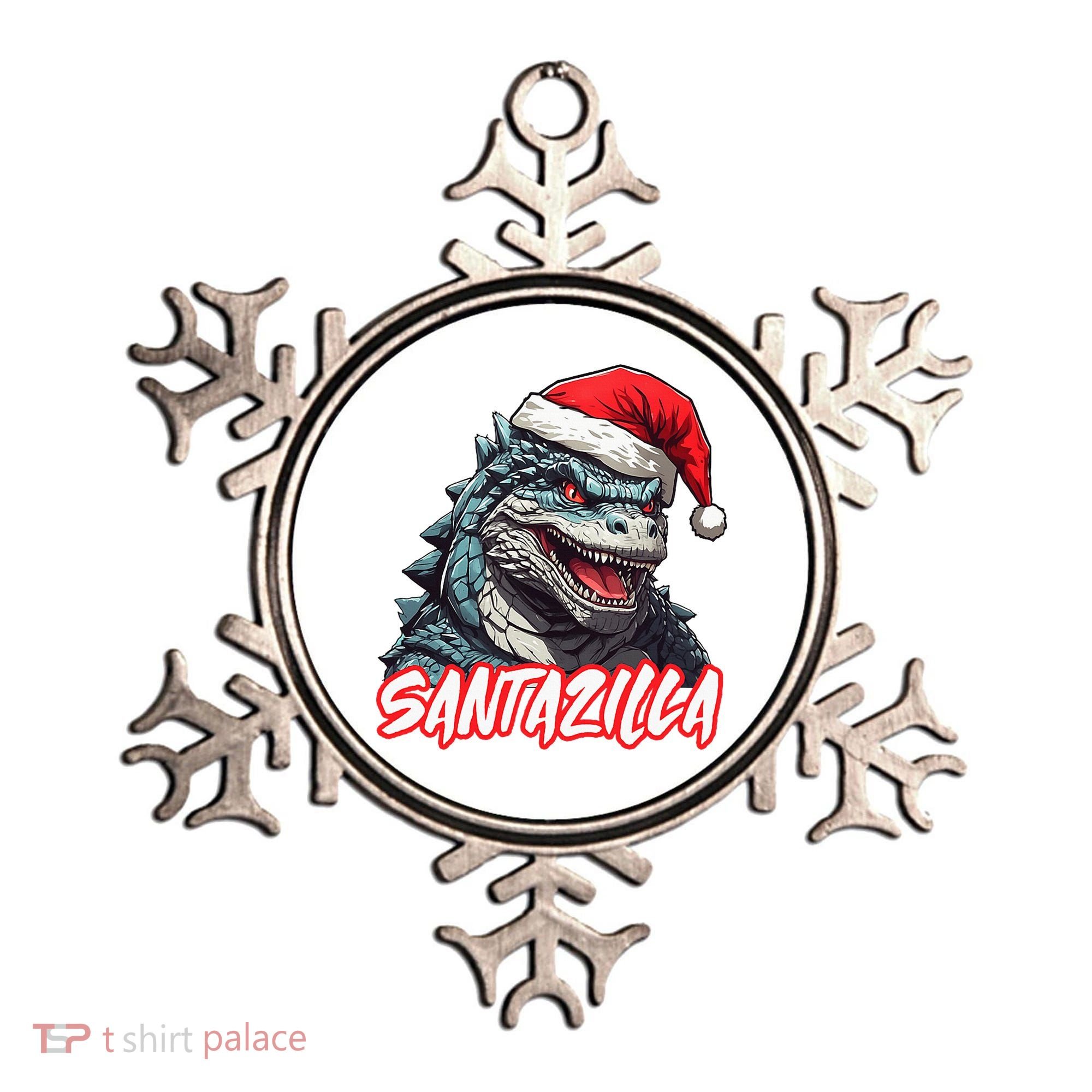 Santazilla Japanese Monster Kaiju Christmas Ornament