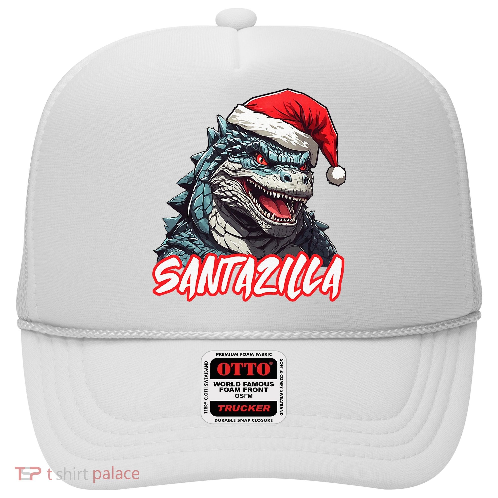 Santazilla Japanese Monster Kaiju Christmas Hat