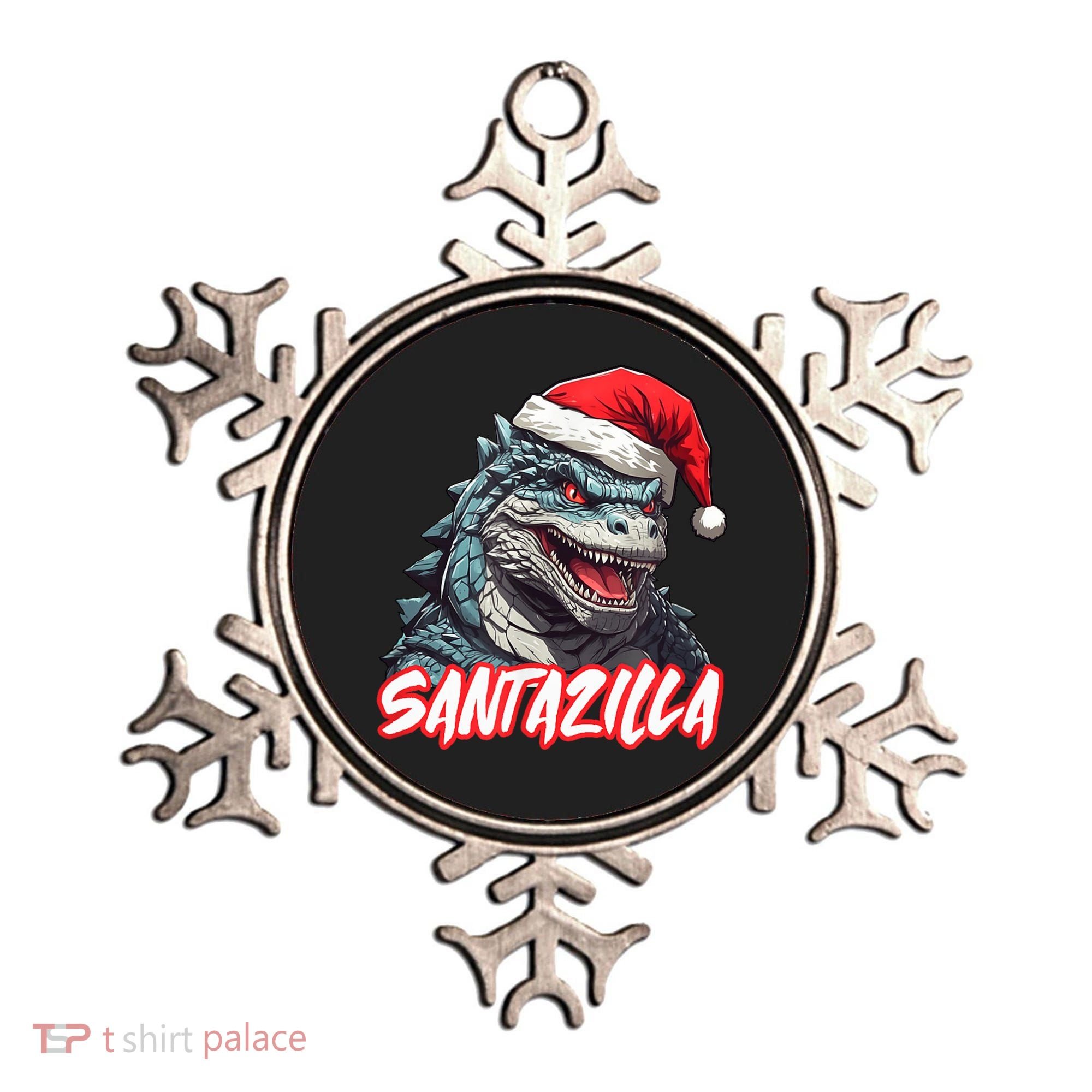 Santazilla Japanese Monster Kaiju Christmas Ornament