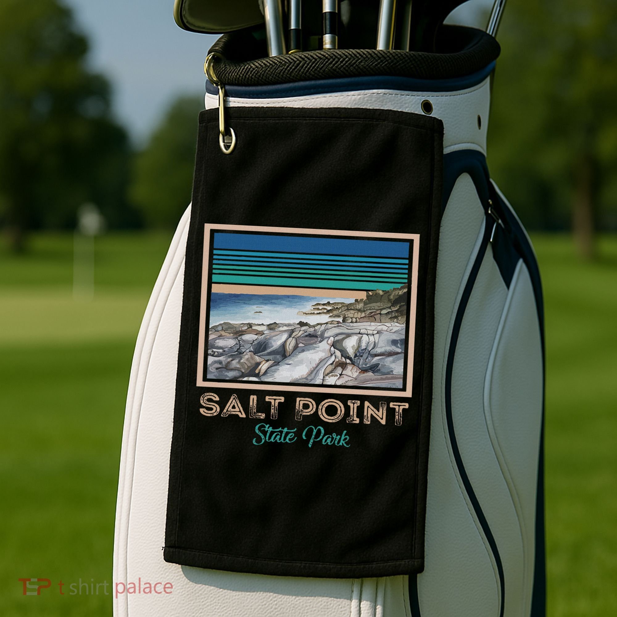 San Juan Puerto Rico Sea Turtle Golf Towel