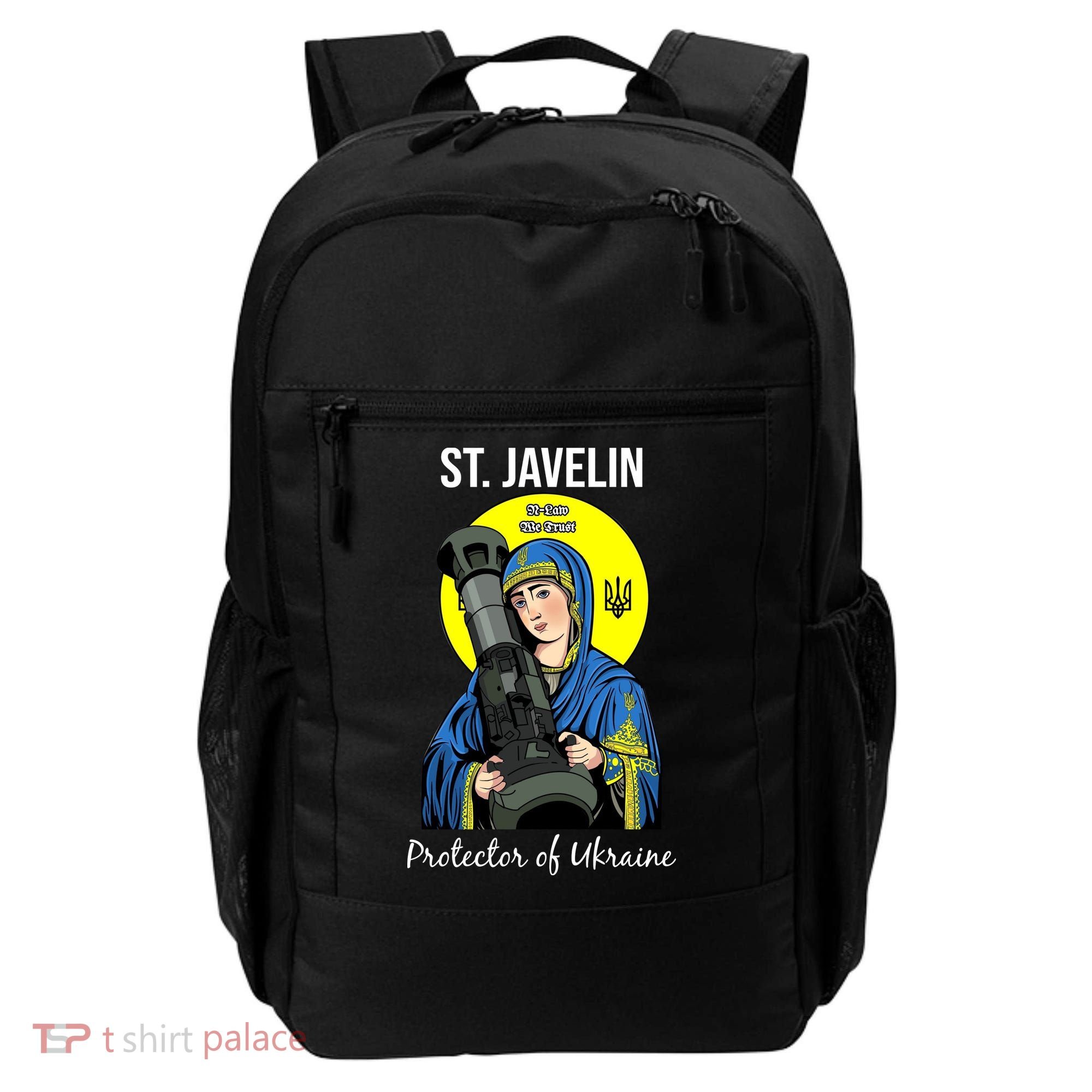 St. Javelin Protector Of Ukraine Support Stand With Ukraine Backpack