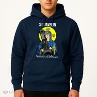 St. Javelin Protector Of Ukraine Support Stand With Ukraine Hoodie thumb 2