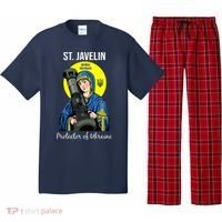St. Javelin Protector Of Ukraine Support Stand With Ukraine Pajama Set thumb 0