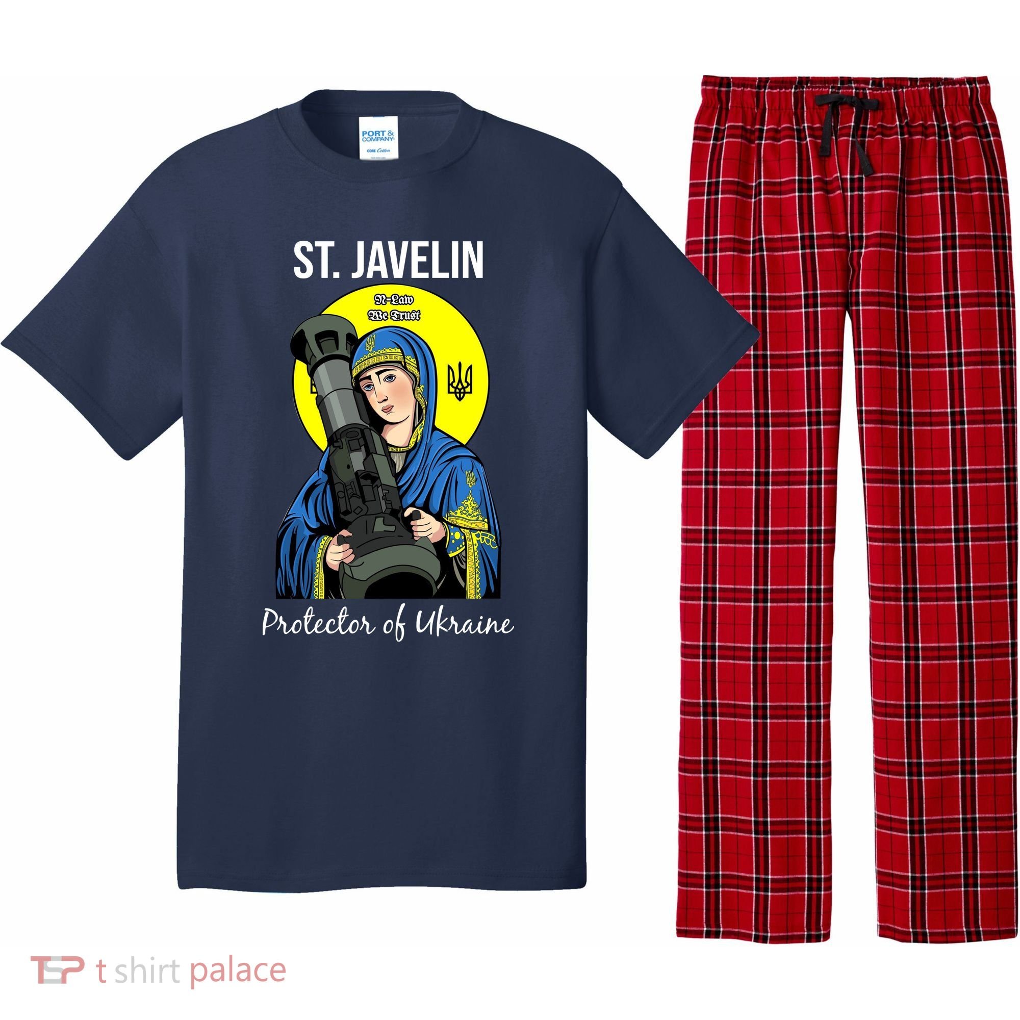 St. Javelin Protector Of Ukraine Support Stand With Ukraine Pajama Set