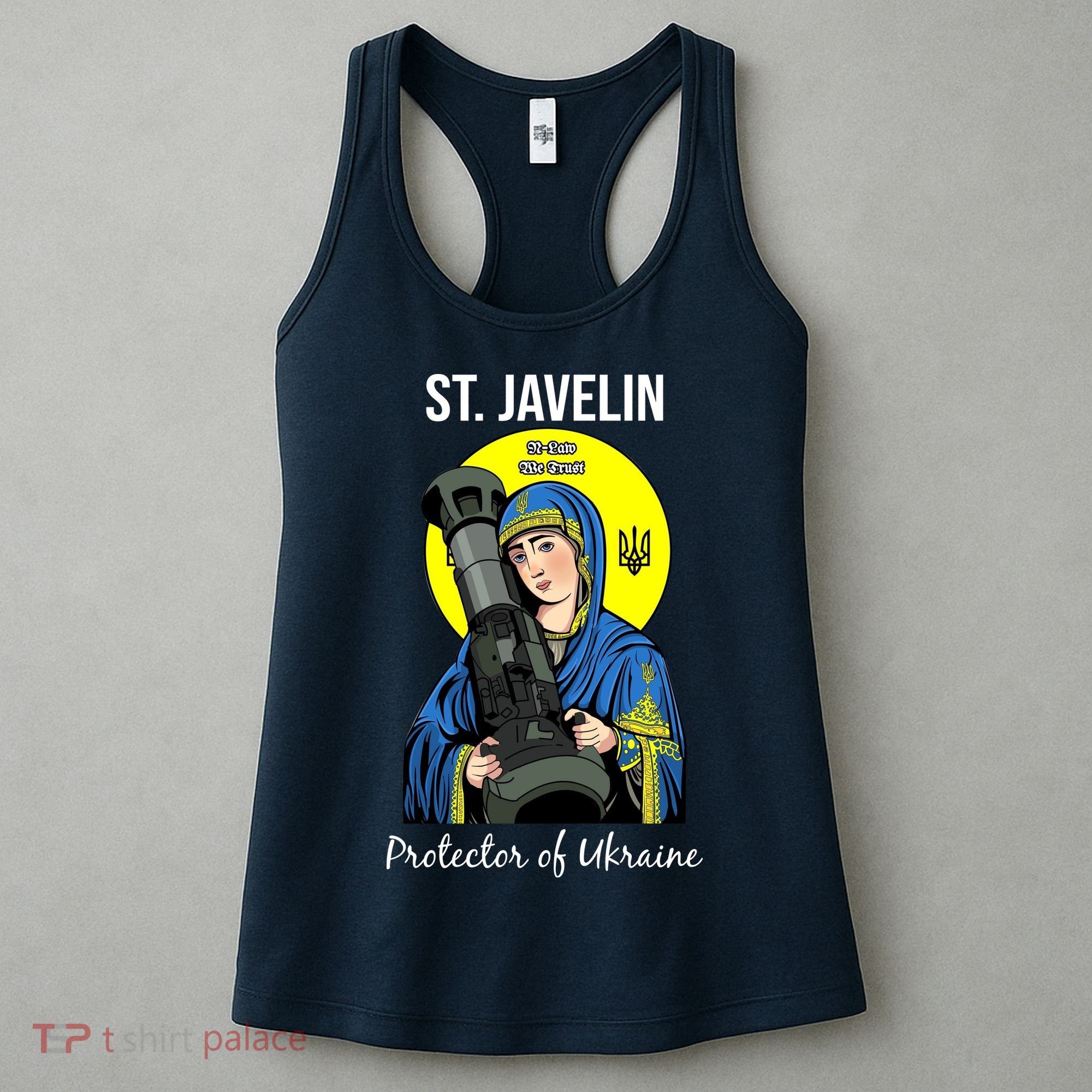 St. Javelin Protector Of Ukraine Support Stand With Ukraine Women's Tank Top