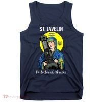 St. Javelin Protector Of Ukraine Support Stand With Ukraine Tank Top thumb 0