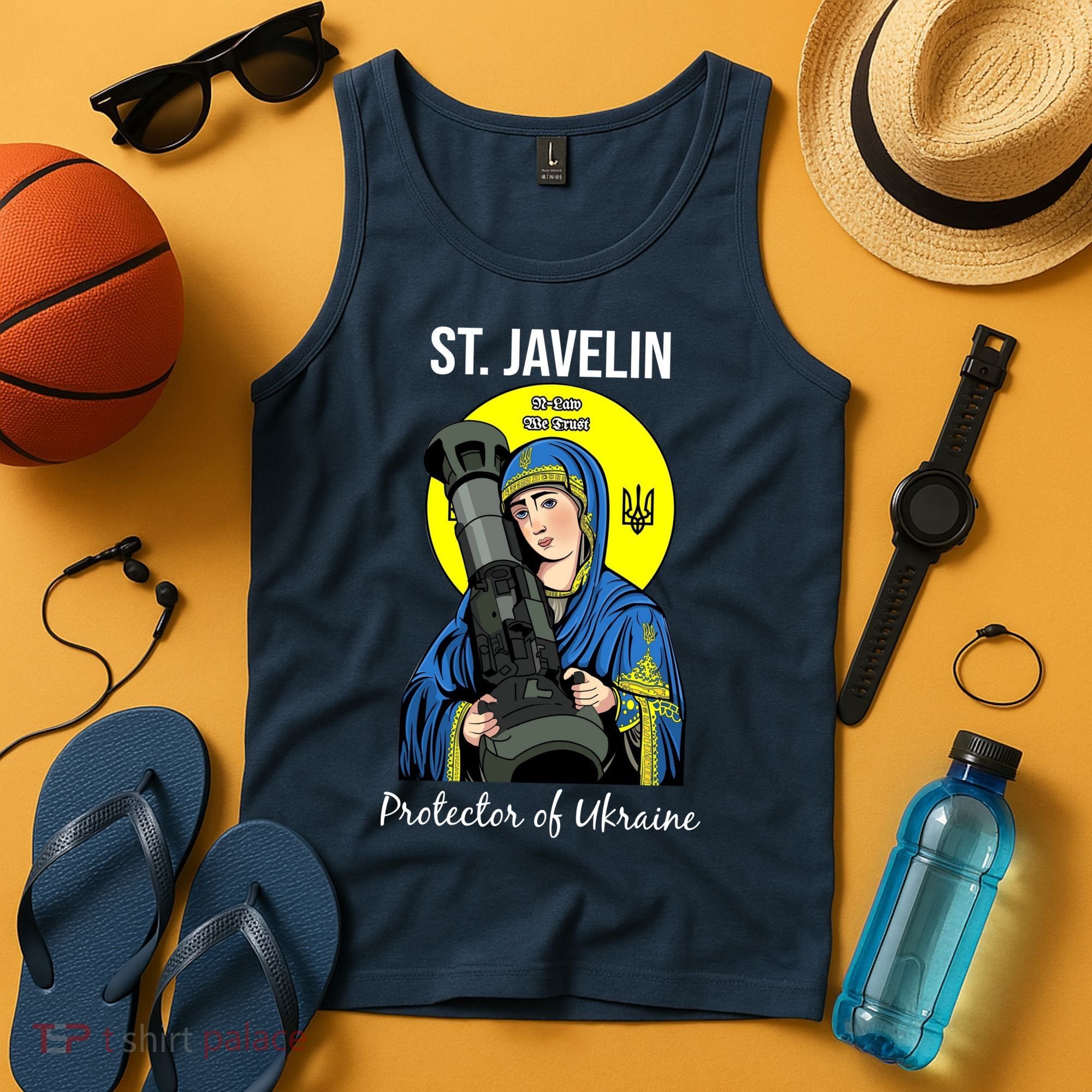 St. Javelin Protector Of Ukraine Support Stand With Ukraine Tank Top