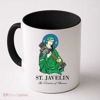 St. Javelin Protector Of Ukraine Coffee Mug thumb 0