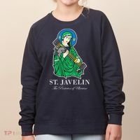 St. Javelin Protector Of Ukraine Women's Sweatshirt thumb 0