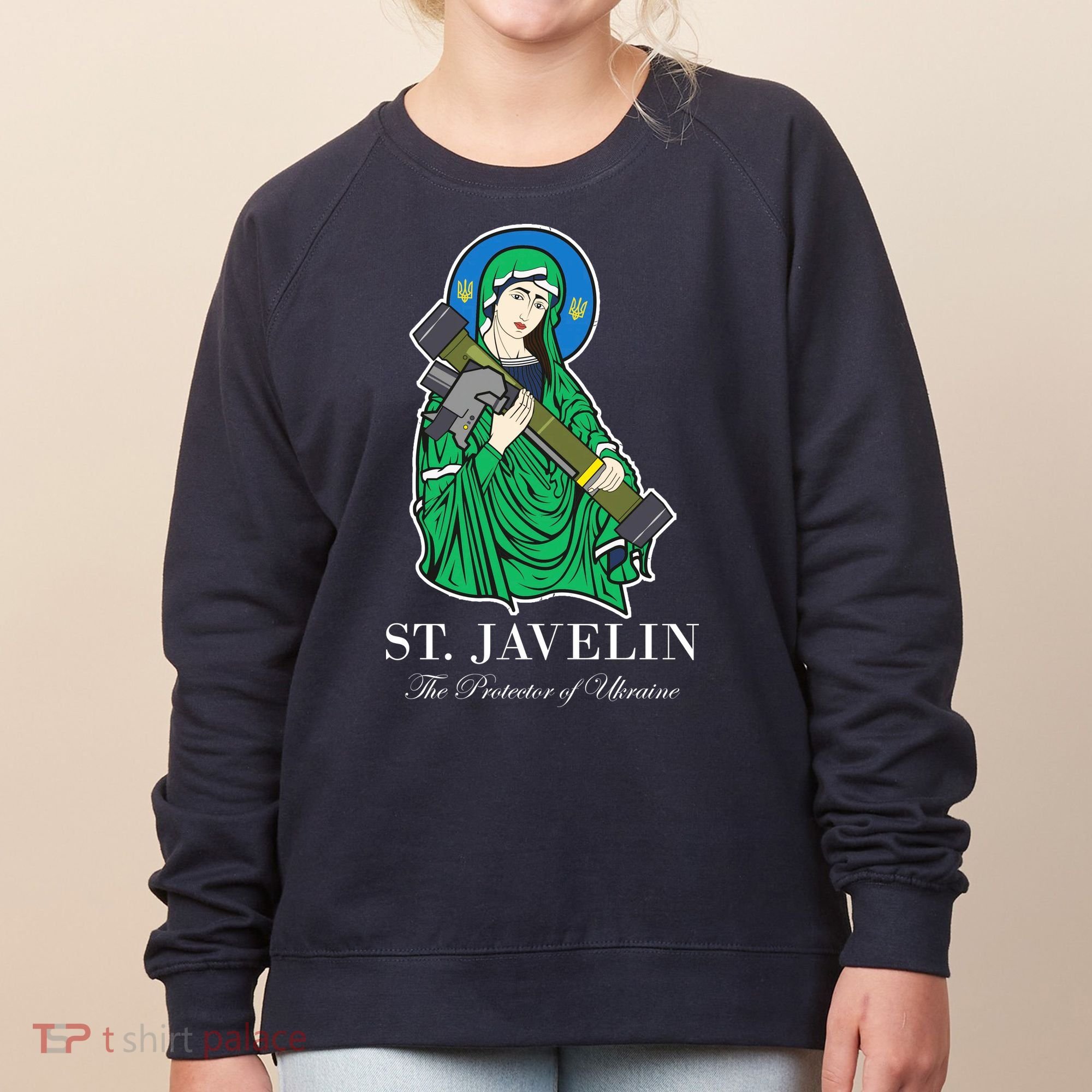 St. Javelin Protector Of Ukraine Women's Sweatshirt