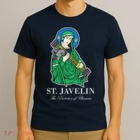 St. Javelin Protector Of Ukraine T-Shirt thumb 3