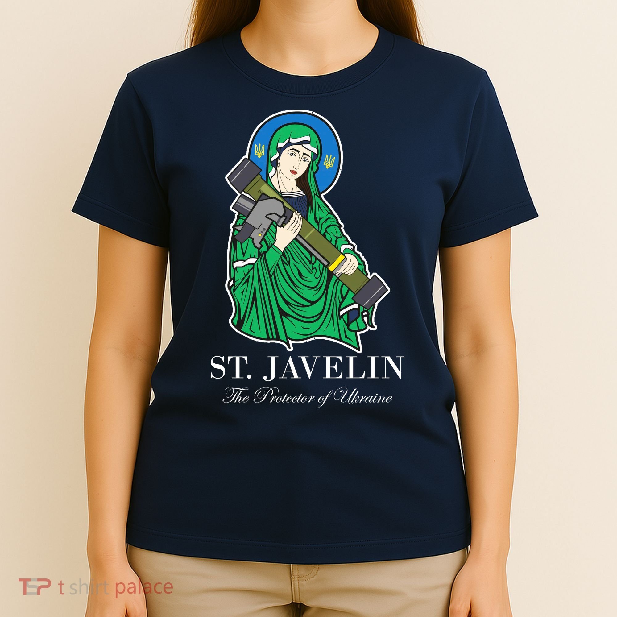 St. Javelin Protector Of Ukraine T-Shirt