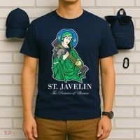 St. Javelin Protector Of Ukraine T-Shirt thumb 6