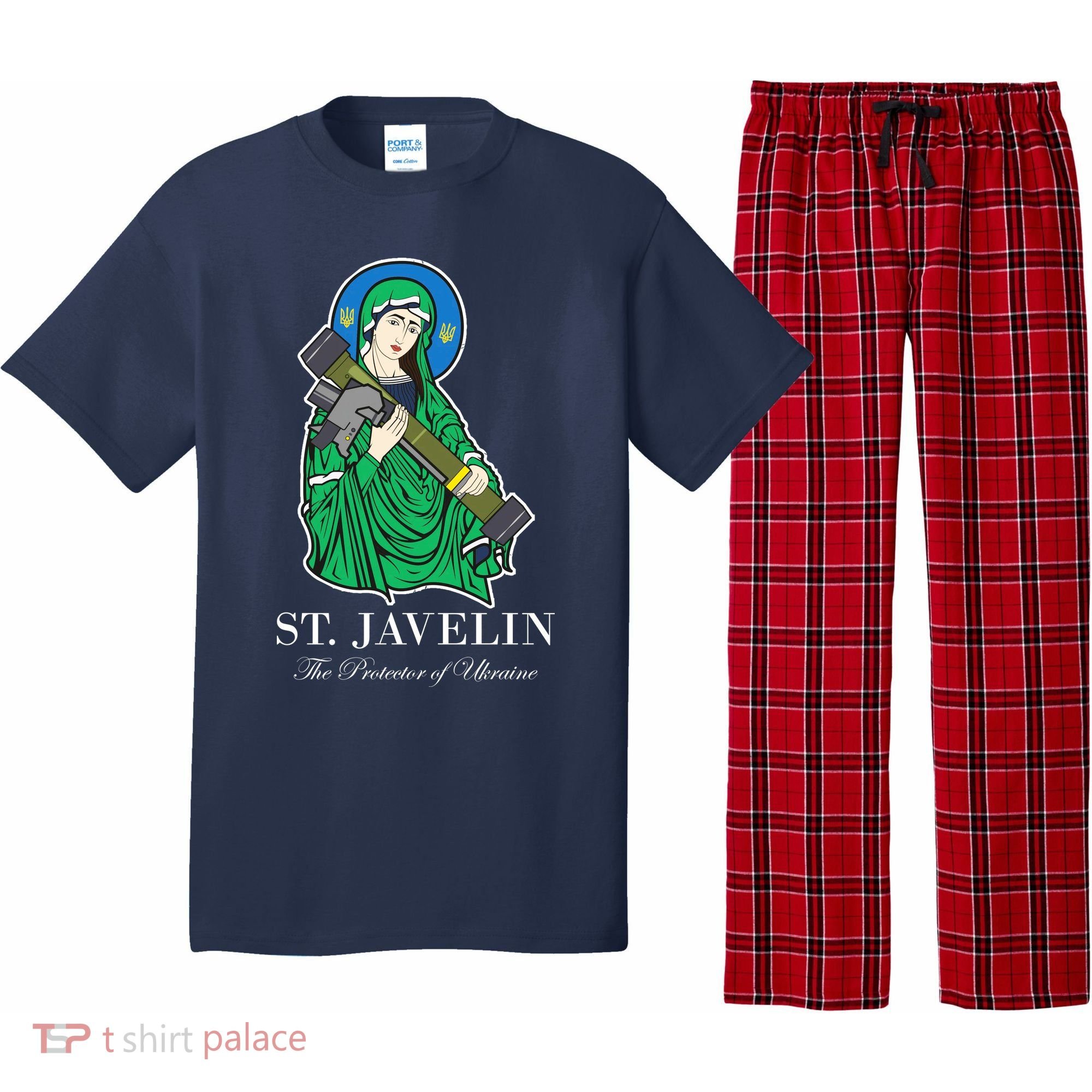 St. Javelin Protector Of Ukraine Pajama Set