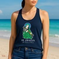 St. Javelin Protector Of Ukraine Women's Tank Top thumb 2