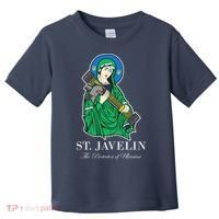 St. Javelin Protector Of Ukraine Toddler T-Shirt thumb 0