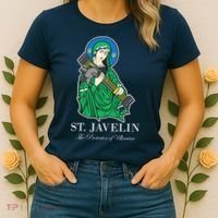 St. Javelin Protector Of Ukraine Women's T-Shirt thumb 2