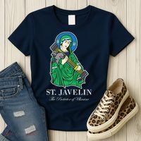 St. Javelin Protector Of Ukraine Women's T-Shirt thumb 3