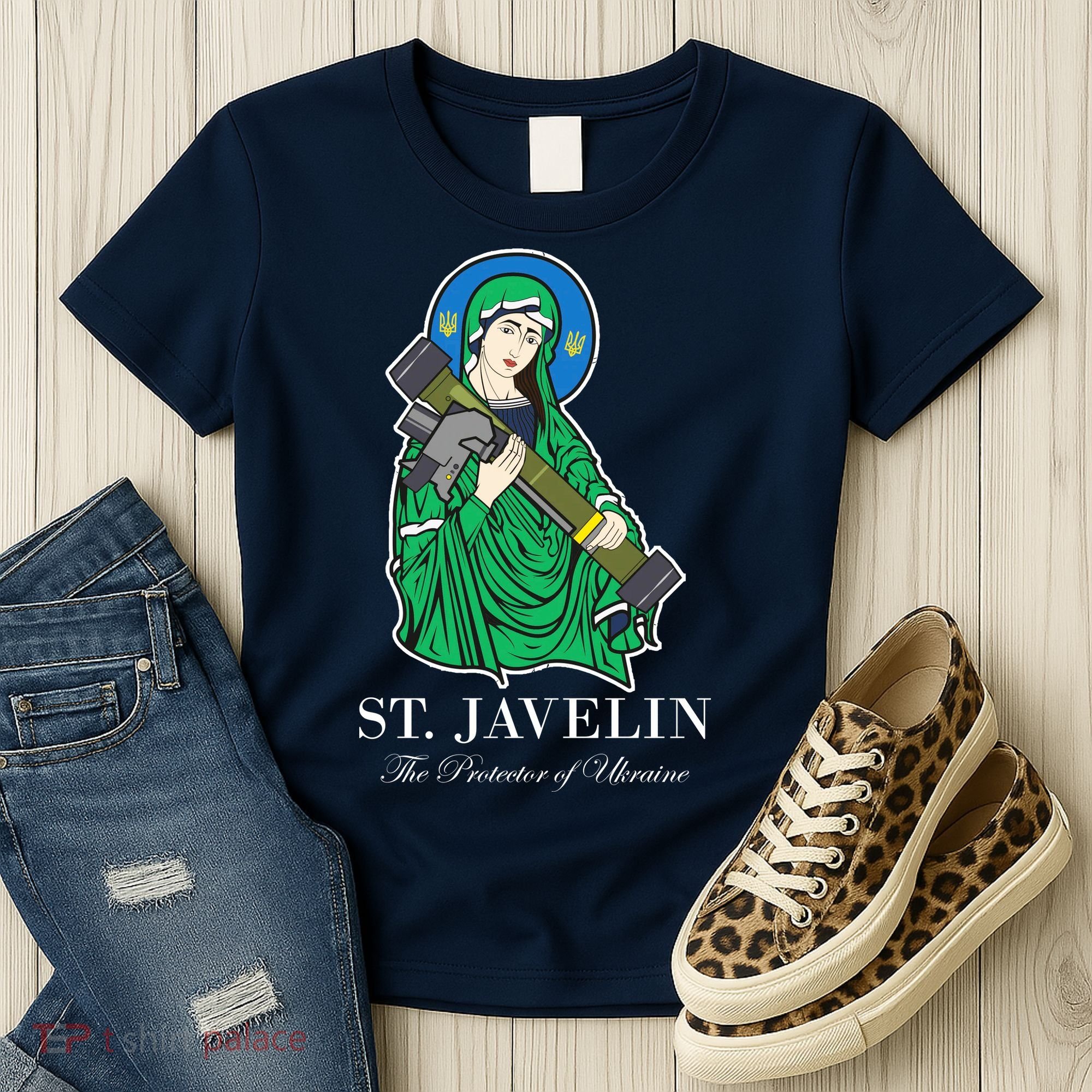 St. Javelin Protector Of Ukraine Women's T-Shirt