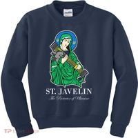 St. Javelin Protector Of Ukraine Kids Sweatshirt thumb 0