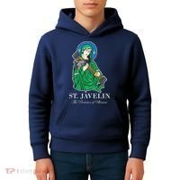 St. Javelin Protector Of Ukraine Kids Hoodie thumb 4