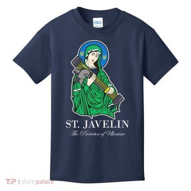 St. Javelin Protector Of Ukraine Kids T-Shirt