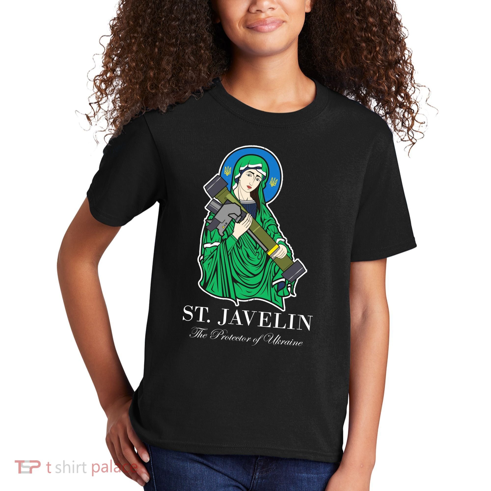 St. Javelin Protector Of Ukraine Kids T-Shirt