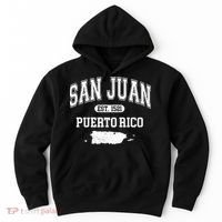 San Juan Puerto Rico Est 1521 Varsity Hoodie thumb 0