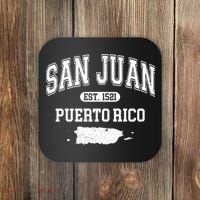 San Juan Puerto Rico Est 1521 Varsity Coaster thumb 0