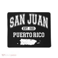 San Juan Puerto Rico Est 1521 Varsity Mousepad thumb 0