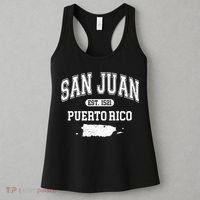 San Juan Puerto Rico Est 1521 Varsity Women's Tank Top thumb 3