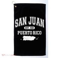 San Juan Puerto Rico Est 1521 Varsity Golf Towel thumb 0