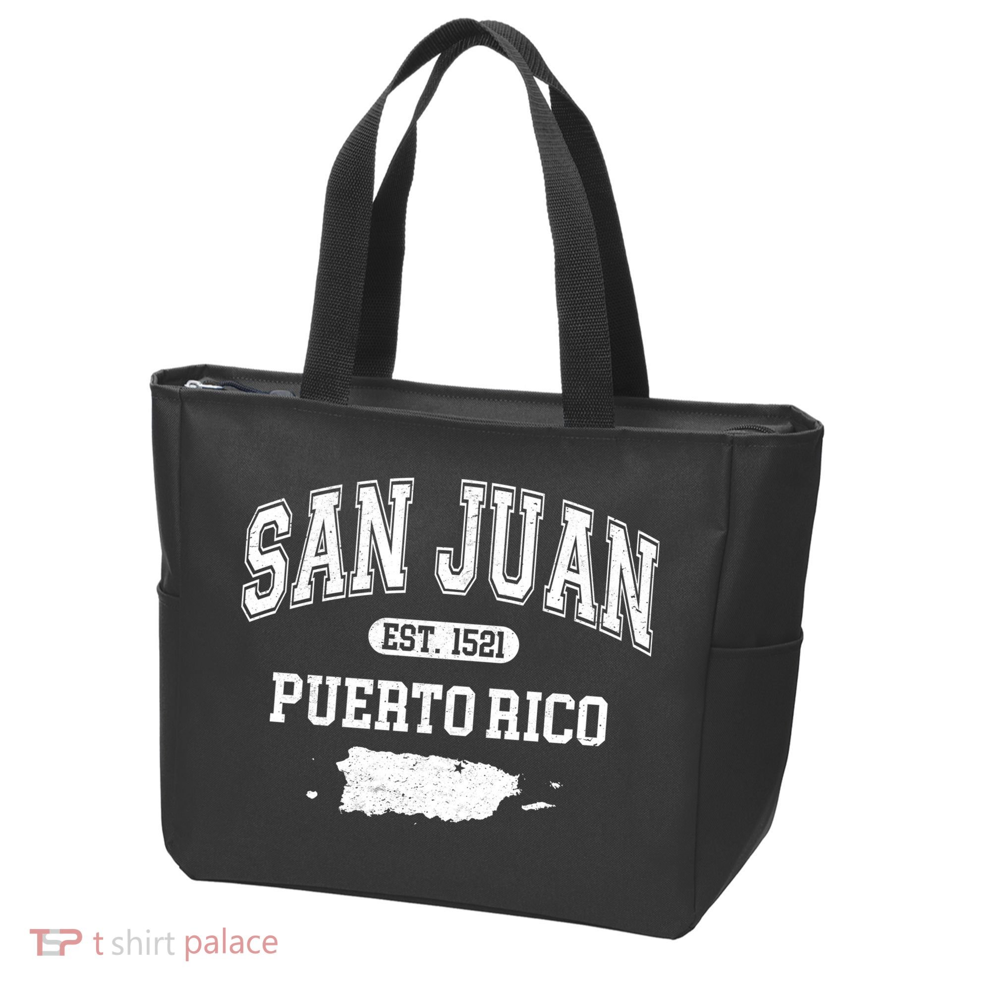 San Juan Puerto Rico Est 1521 Varsity Tote Bag