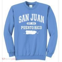 San Juan Puerto Rico Est 1521 Varsity Sweatshirt thumb 0