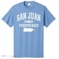 San Juan Puerto Rico Est 1521 Varsity T-Shirt thumb 0