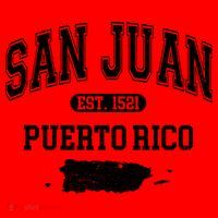 San Juan Puerto Rico Est 1521 Varsity Santa Hat thumb 1