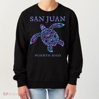 San Juan Puerto Rico Sea Turtle Women's Sweatshirt thumb 0